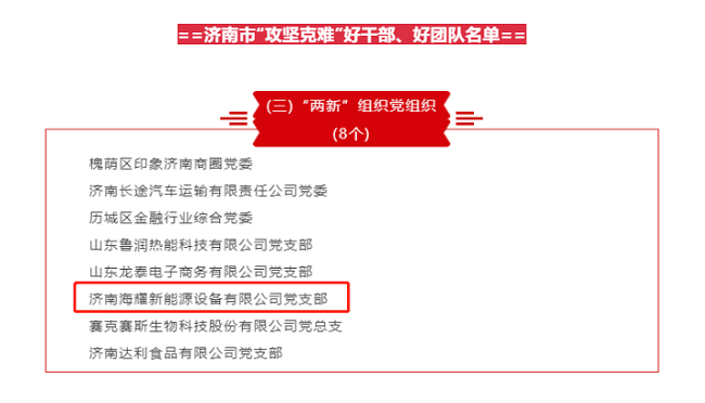 济南海耀新能源设备有限公司党支部被授予济南市“攻坚克难好团队”称号！.png